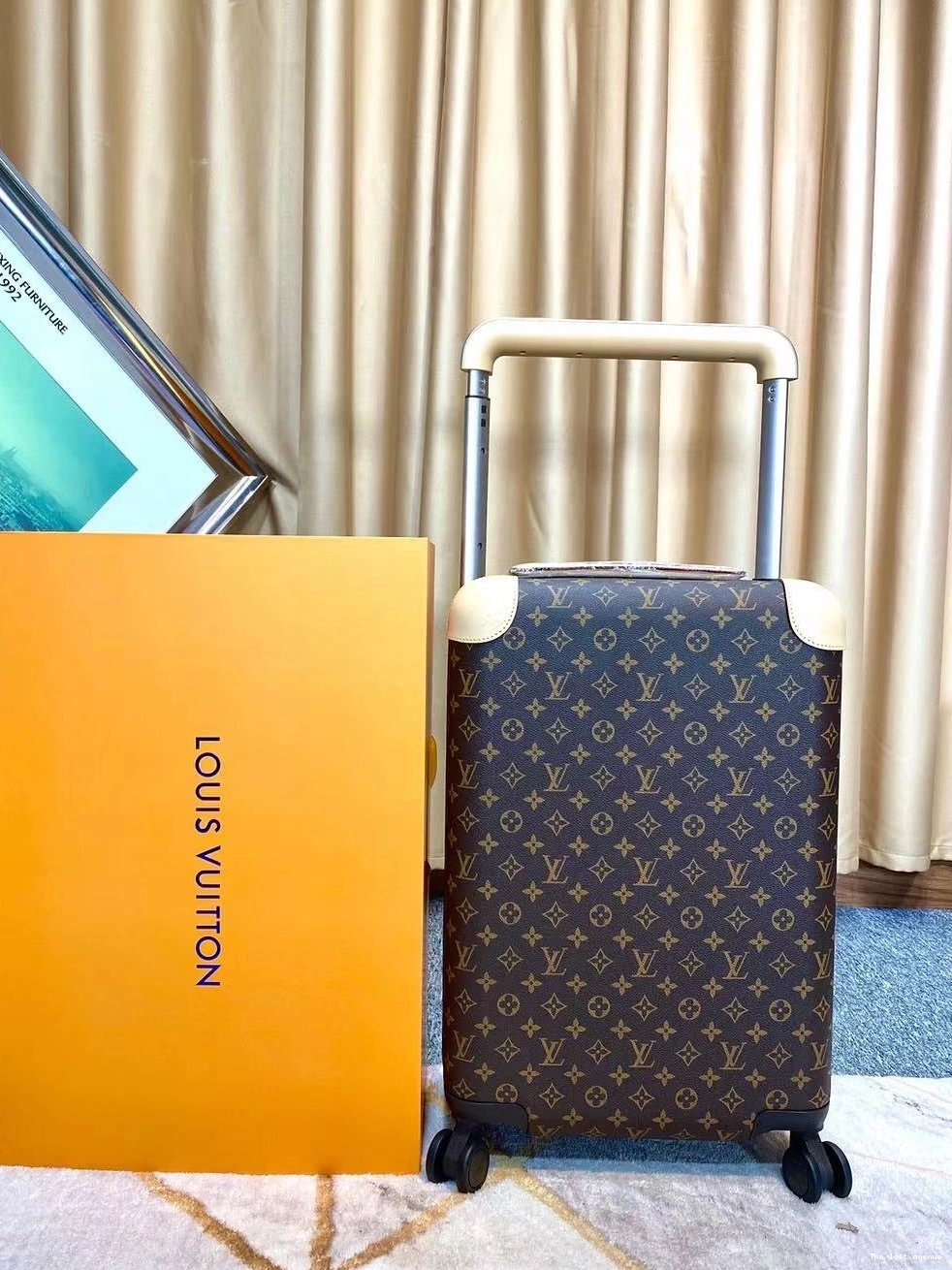 MONOGRAM HORIZON 37L 55 SUITCASE CUSTOM CABIN 0728